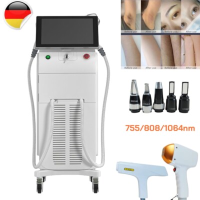 PRO Eis Titan 755nm 808nm 1064nm Schmerzfrei Diode Laser Haarentfernung Maschine