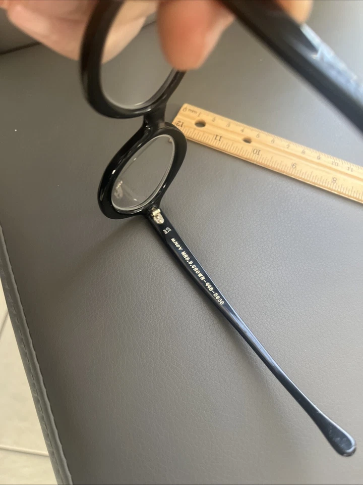 Vintage Sherman USA Oval Eyeglasses Custom Frame 1960s Cool Retro Shape - Image 3 of 4