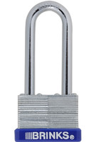 Brink's Home Security 1.75-in 24-pack Lock Laminated Steel Shackle Keyed Padlock Brink's Home Security 1.75-in 24-pack Lock Laminated Steel Shackle Keyed Padlock