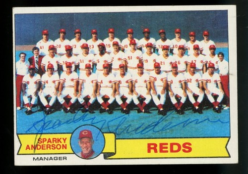 1979 Topps Sparky Anderson #259 Signed Autographed Card JSA