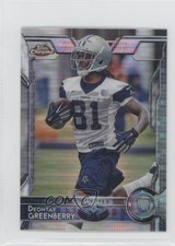 2015 Topps Chrome Mini Rookies Pulsar Refractor Deontay Greenberry #187 0f8