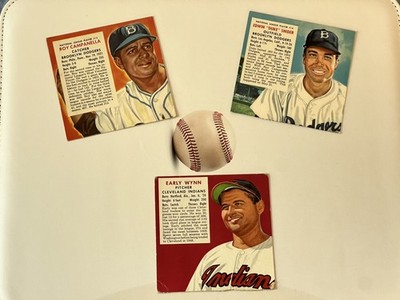 1950 s Red Man Lot of 3: 1953 Duke Snider, 1954 Roy Campanella, 1952 Early Wynn 