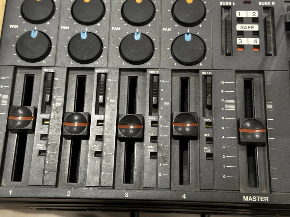 Vintage Analog Tascam Porta One Mini Studio 4 Track Cassette Recorder-For Parts- - Image 4 of 4
