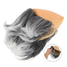 Halloween Bald Wig: Cosplay Balding Wig Props - Old Man Bald Cap For Scientist