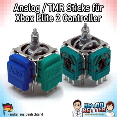 K-SILVER / ALPS TMR / Analog Sticks Elite Series 2 Xbox Controller One XS Drift Fix K-Silver