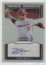 2022 Panini Prizm Draft Picks Signing Sessions Zane Mills #SS-ZM Auto 0it8