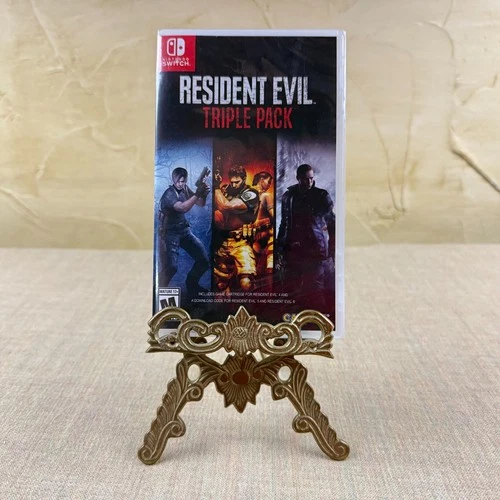 Resident Evil Triple Pack Nintendo Switch Sealed RE4 5 6 Capcom Horror