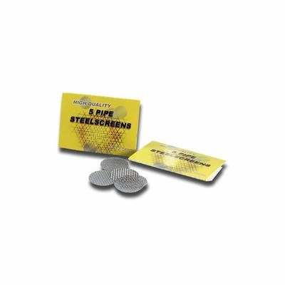 Black Leaf 5er Pack Einlegesieb Ø 12,5mm Pfeifensieb Edelstahlsieb