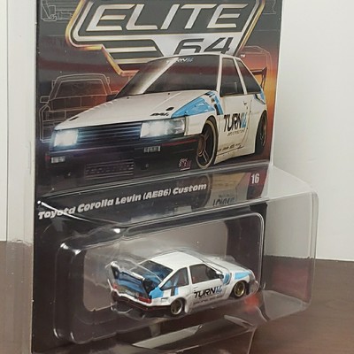 Hot Wheels Elite 64 Toyota Corolla Levin AE86 Custom Mattel