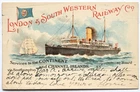 London & South Western Railway official shipping card 1921