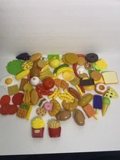Huge lot of pretend Play Food Fake Food Mixed  Items Brands & Years Some Vtg 