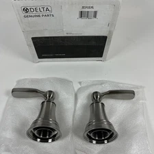 Delta RP100151SS Woodhurst Roman Tub Lever Handles Stainless Steel ￼