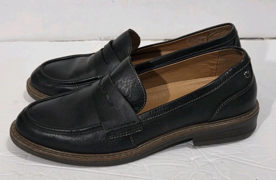 Pikolinos Aldaya Leather Penny Loafers Black Shoes Women's Size 40 US 9-9.5 - Image 3 of 4