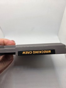 Nintendo NES 1987 Wrecking Crew Mario UK PAL 5 Screw Genuine Cart Tracked Post 