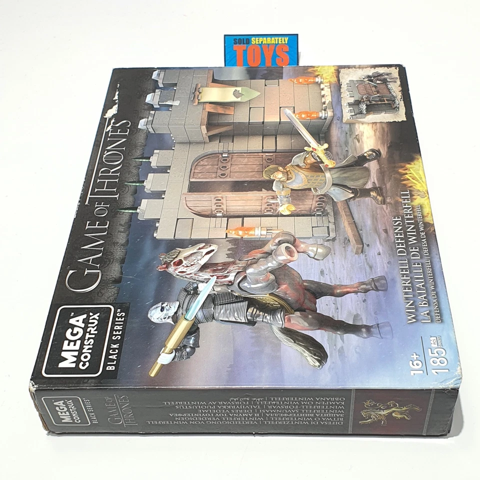 Game of Thrones WINTERFELL DEFENSE Mega Construx Black Series 185pcs GMN73 NEW - Image 4 of 4