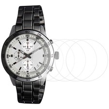 19mm Dia 0.22mm Thick Round High Definition Soft PET Watch Screen Protector 5pcs