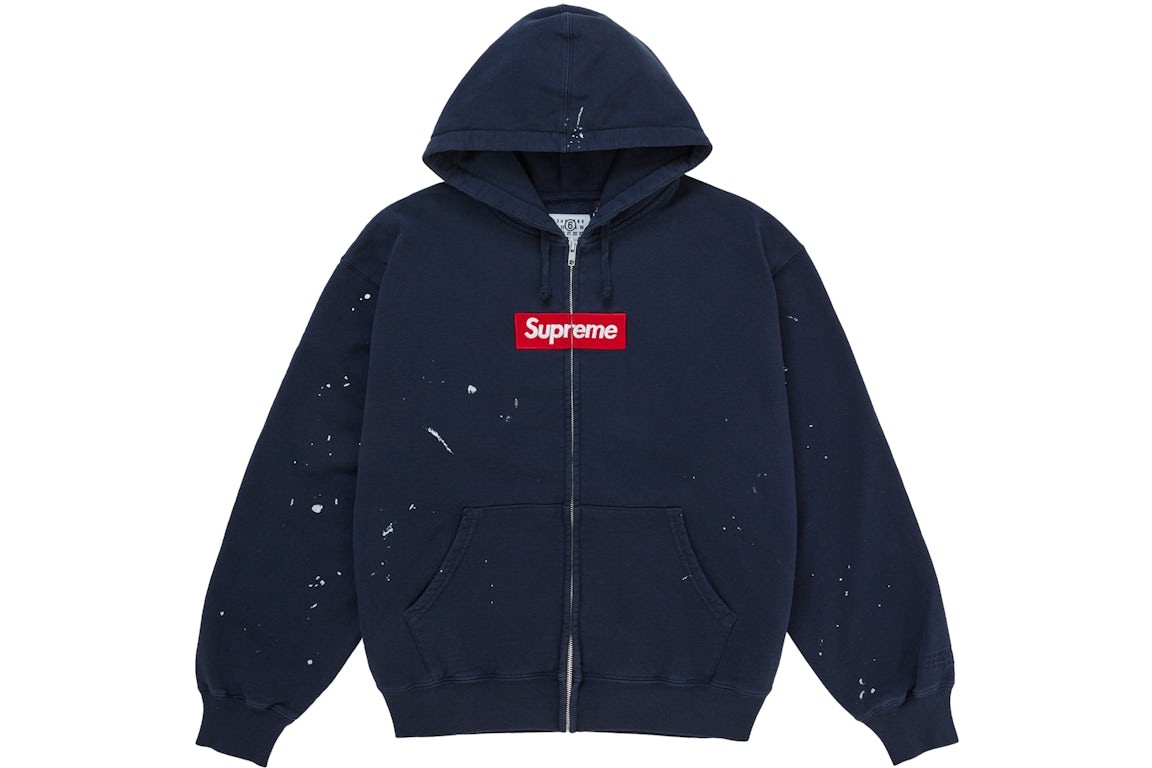 【新品】Supreme MM6 Margiela Box Logo Sweat Supreme MM6 Maison Margiela Box Logo Zip Up Hooded Sweatshirt | eBay