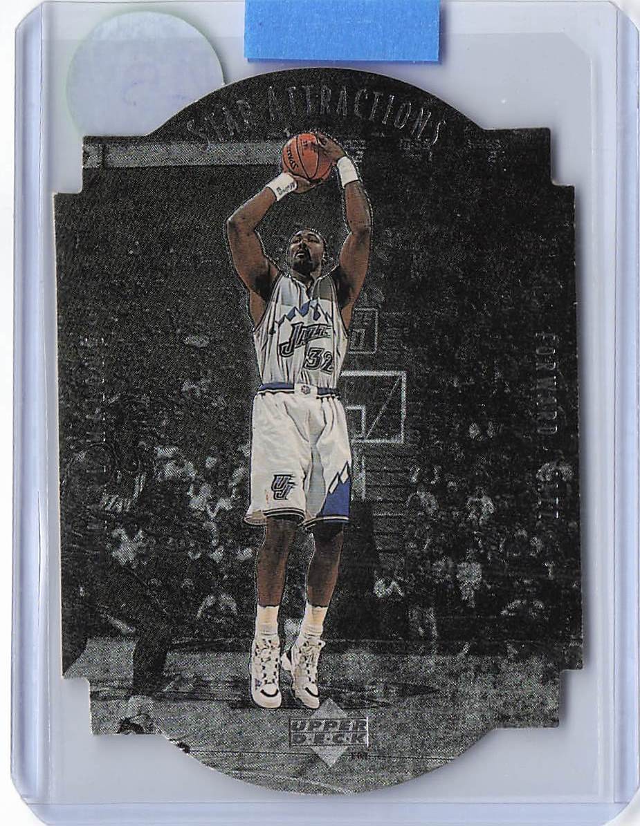1997-98 Collector's Choice #SA3 Karl Malone Star Attractions Silver