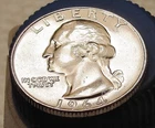 1964 D Brilliant Uncirculated Quarter 90% Sharp Luster #615 - 3