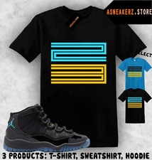 Shirt To Match AJ 11 Gamma Blue 2025 Sneaker Matching Tee 11s Number 23 T-Shirt