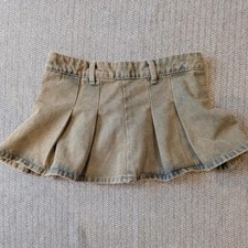 Juniors Grunge Pleated Mini Skirt Size XS Ind...