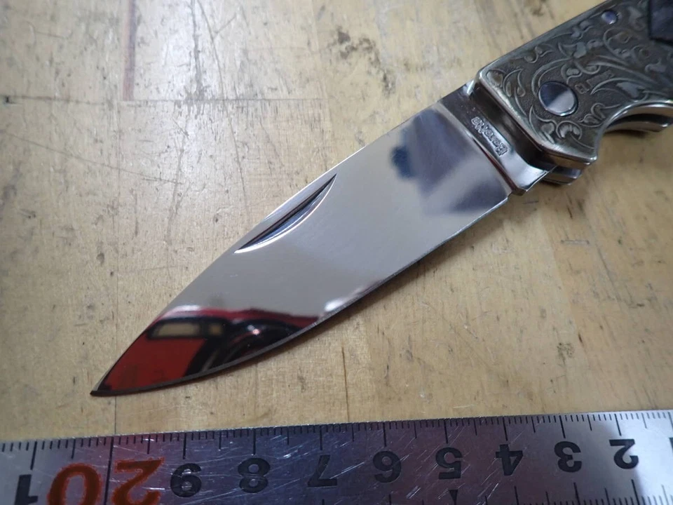 Beretta 折叠刀 Barnes Gary L. B.L.BARNES 无盒 — 第 2/4 张图片