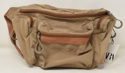 Zara Unisex Belt Bag Brown M NWT
