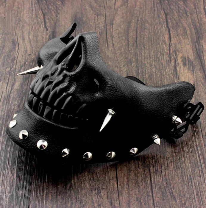 Media máscara de espiga esquelética para hombre Custome Cosplay Foto 3 de 3