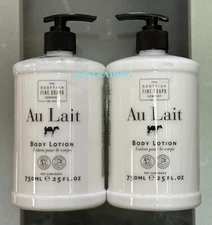 (2-Pk) THE SCOTTISH FINE SOAPS ~ Au Lait Signature BODY LOTION with Organic Milk