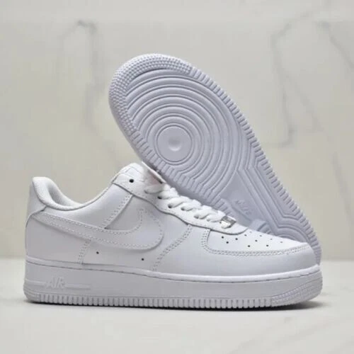 NIKE AIR FORCE 1 '07 LOW SCARPE UOMO DONNA BIANCO NUMERI DAL 38 AL 45 ORIGINALI - Immagine 4 di 4