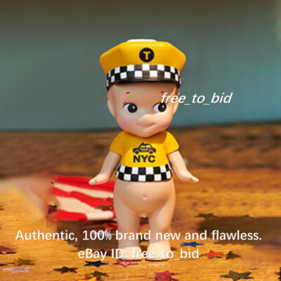 SONNY ANGEL In New York Series Yellow Cab Mini Figure Opened Blind