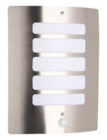 Brilliant Todd AußEn Wand Fassaden Leuchte Lampe Edelstahl E27 Bewegungsmelder