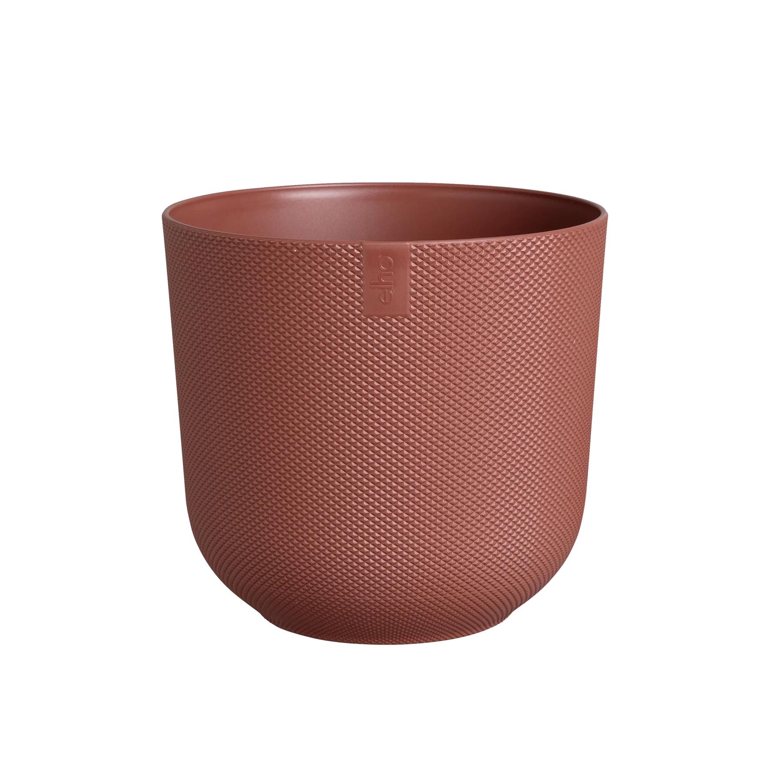 Elho Jazz Recycled Plastic Round Plant Pot - Red - 19cm
