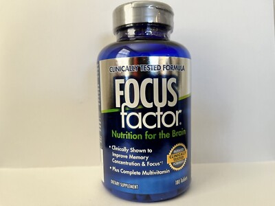 FOCUS Factor Brain Nutrition Supplement 180 ct