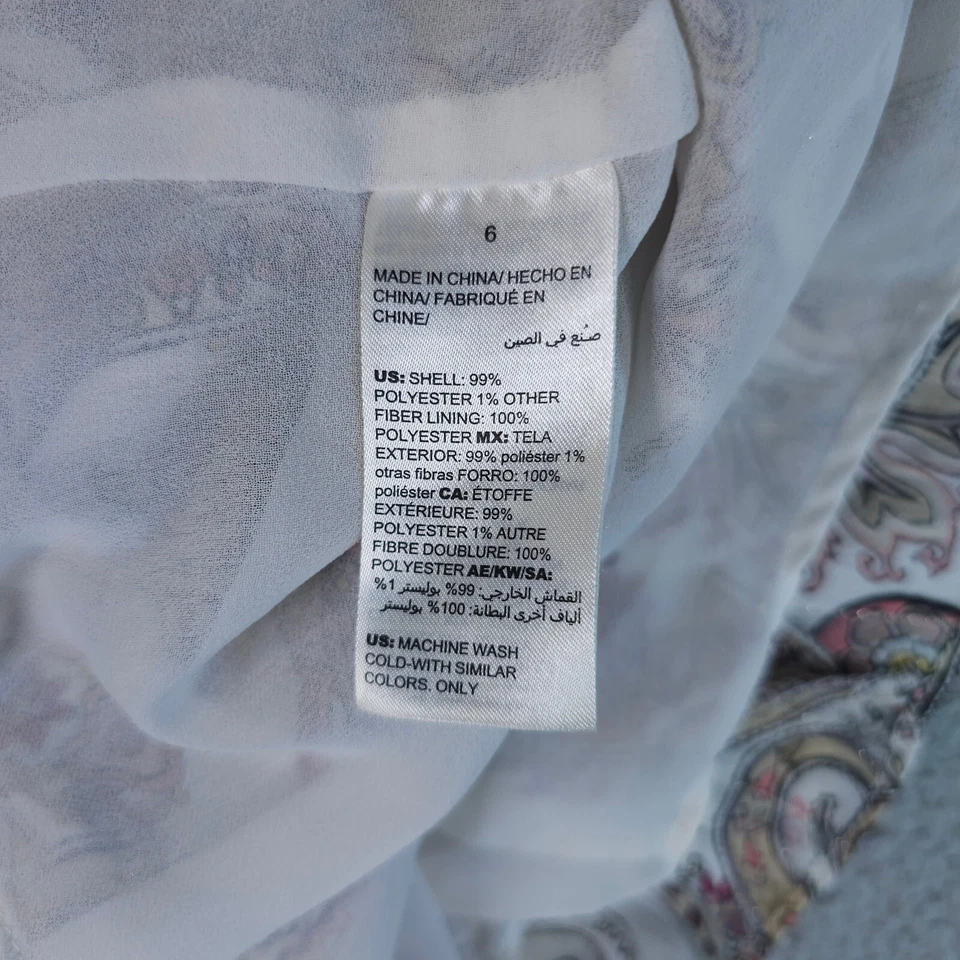 Camiseta sin mangas White House Black Market para mujer 6 rosa cachemira sin mangas corbata cuello en V Foto 4 de 4