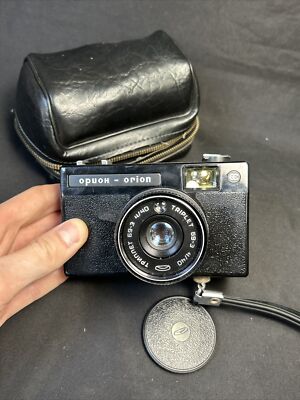 ORION Soviet USSR 35mm Film Camera Lens Triplet 69-3 4/40 BelOMO F033