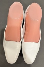 Vintage Westie s White Leather Loafers Size 7.5 Women s