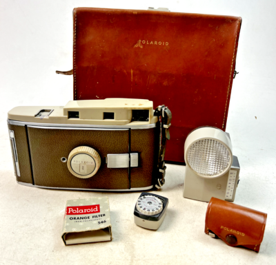 POLAROID 800ランドカメラ 医療用　大型カメラ　1950、60年代 Vintage 1950s Polaroid 800 Land Camera with Original Case