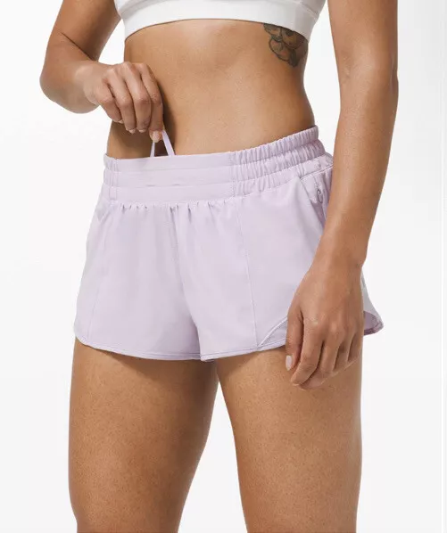 Lululemon Hotty Hot Short HR 2.5 Lavender Dew Size 8 eBay
