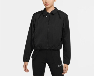Nike Sportswear Tech Pack Jacket Triple Black DD4608-010 Women's Size L  $160 | eBay