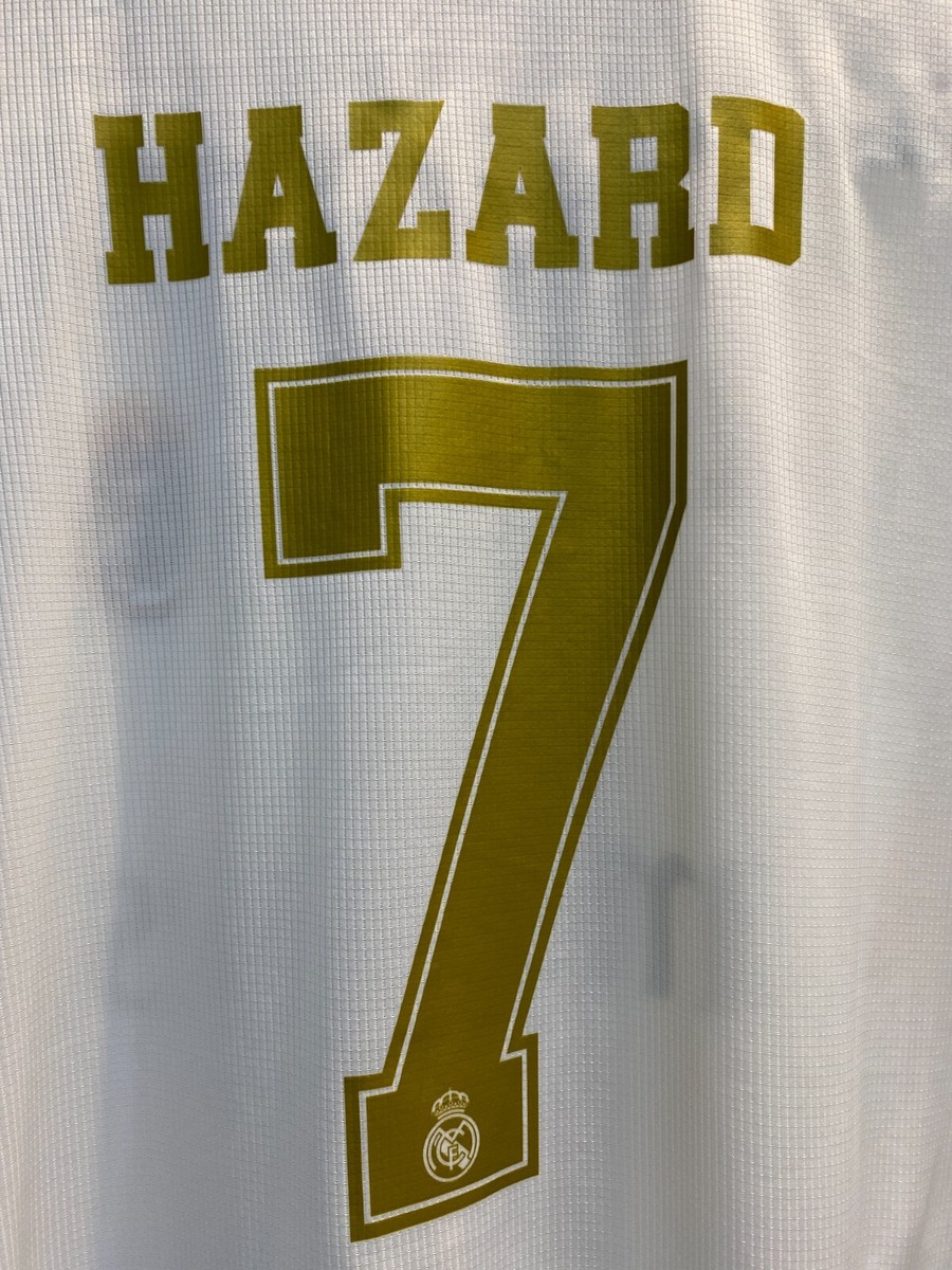 Real Madrid 2019 2020 Home UCL Hazard | eBay Real Madrid 2019 2020 Home UCL Hazard | eBay