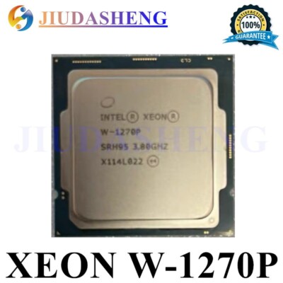 Intel Xeon W-1270P 3.80GHz 8-Core 16-Thread 16MB LGA-1200 CPU