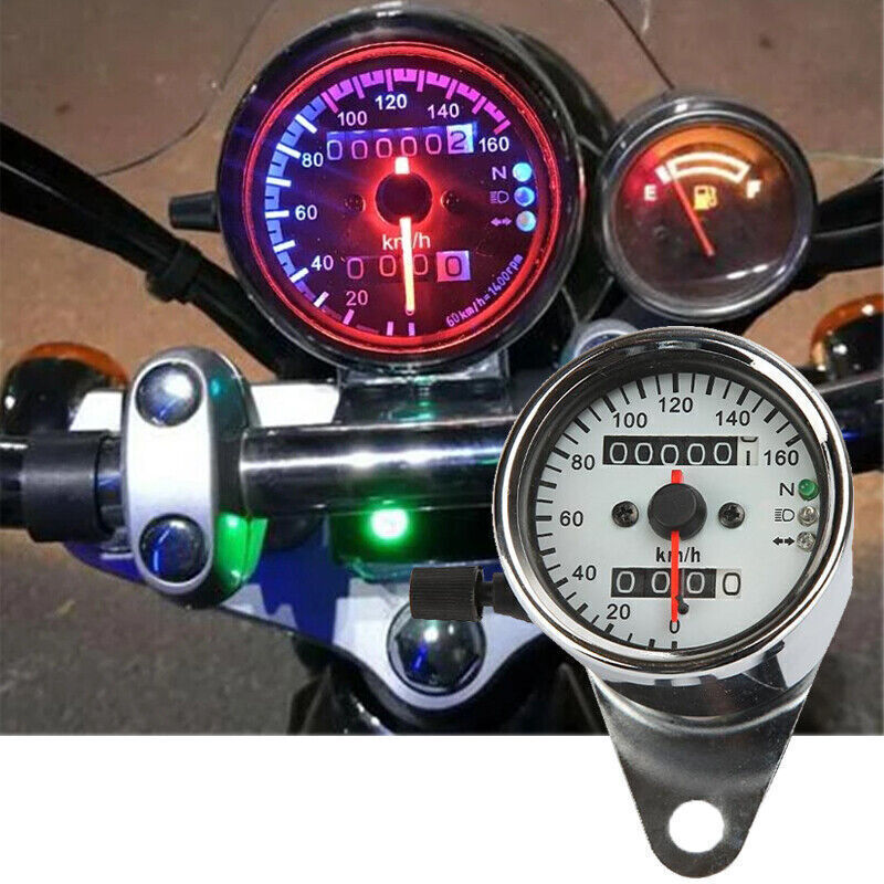 Motorcycle LED Backlit Speedometer For Suzuki Intruder VS 700 750