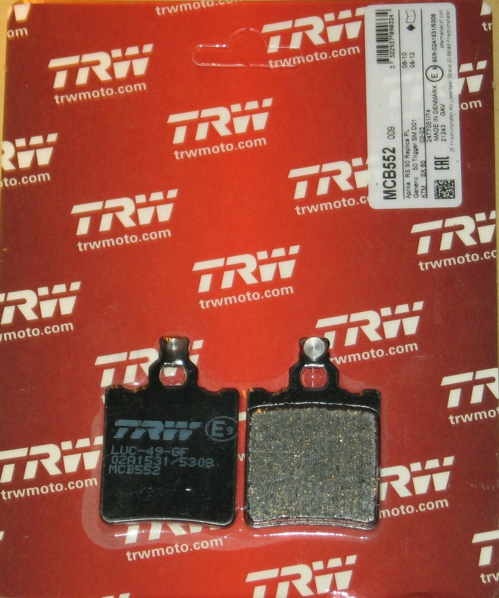 Bremsbelagsatz Für APRILIA MX50 MX 50 2003 2004 20 Produktbild-Vorschau 8