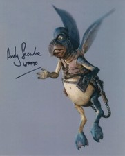 ANDY SECOMBE signed Autogramm 20x25cm STAR WARS in Person autograph COA
