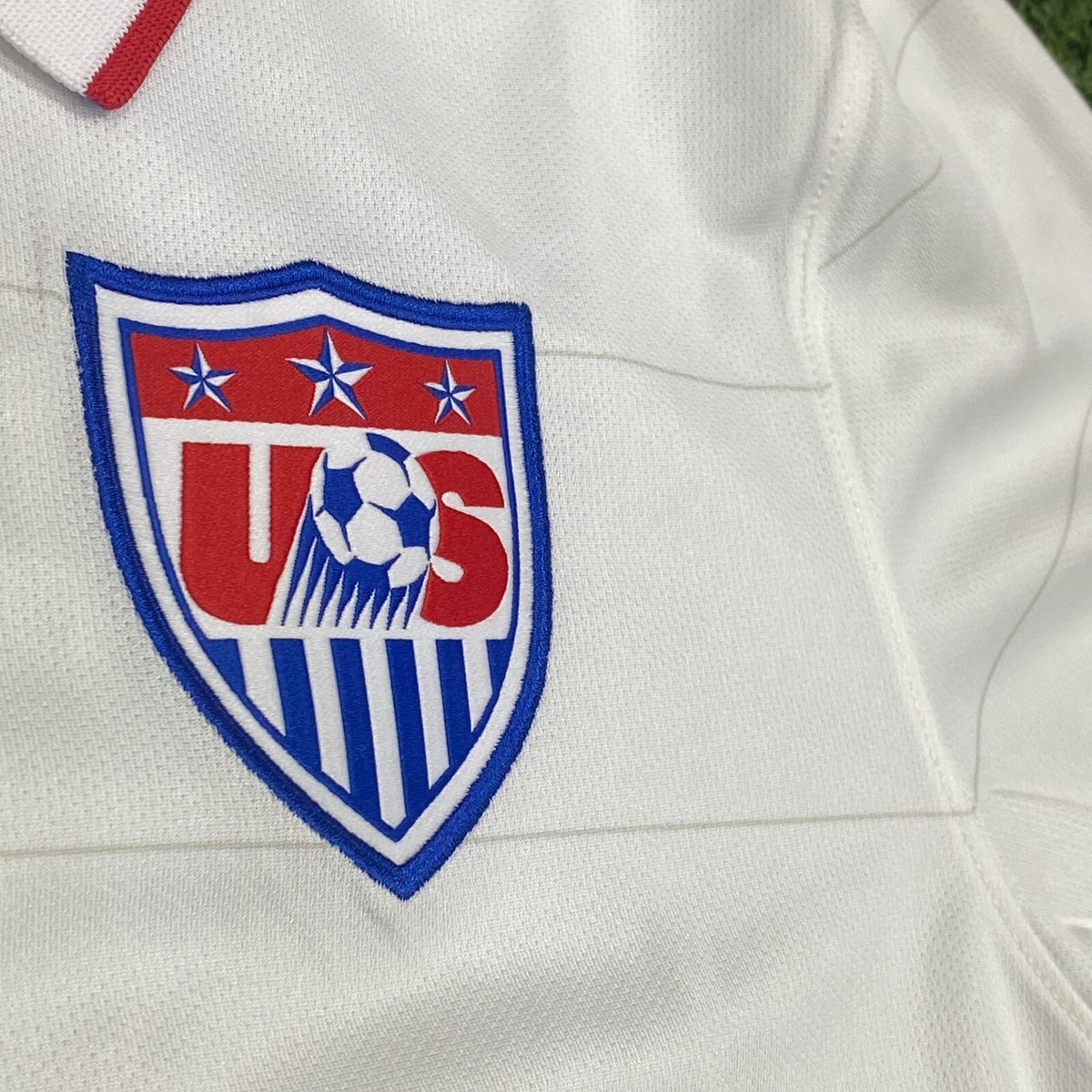 NIKE - ナイキ アメリカ 代表 サッカー ユニフォーム メンズ M / 正規品 2014 ワールドカップ モデル オフィシャル 当時物 スウッシュ ポロシャツ NIKE - ナイキ アメリカ 代表 サッカー ユニフォーム メンズ M