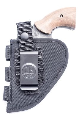 S&W 36, 39, 640, 649 2'' | Nylon OWB Outside Pants Belt Gun Holster w/ Ammo Loops