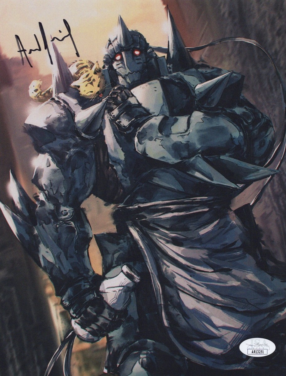 AARON DISMUKE Signed FULLMETAL ALCHEMIST 8x10 ALPHONSE Autograph