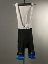 Castelli White Black Garming Promo Bib Shorts Black Men’s Size XL XLarge