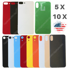 Wholesale Rear Back Glass Replacement Cover Big Hole For 15 14 13 12 11 Pro XR 8
